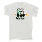 Chillin With My Gnomies Irish St Patricks Day Ireland - Mens Funny T-Shirt Tshirts - 123t Australia | Funny T-Shirts Mugs Novelty Gifts