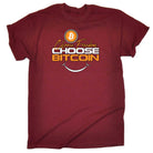 Choose Freedom Choose Bitcoin - Mens Funny T-Shirt Tshirts - 123t Australia | Funny T-Shirts Mugs Novelty Gifts