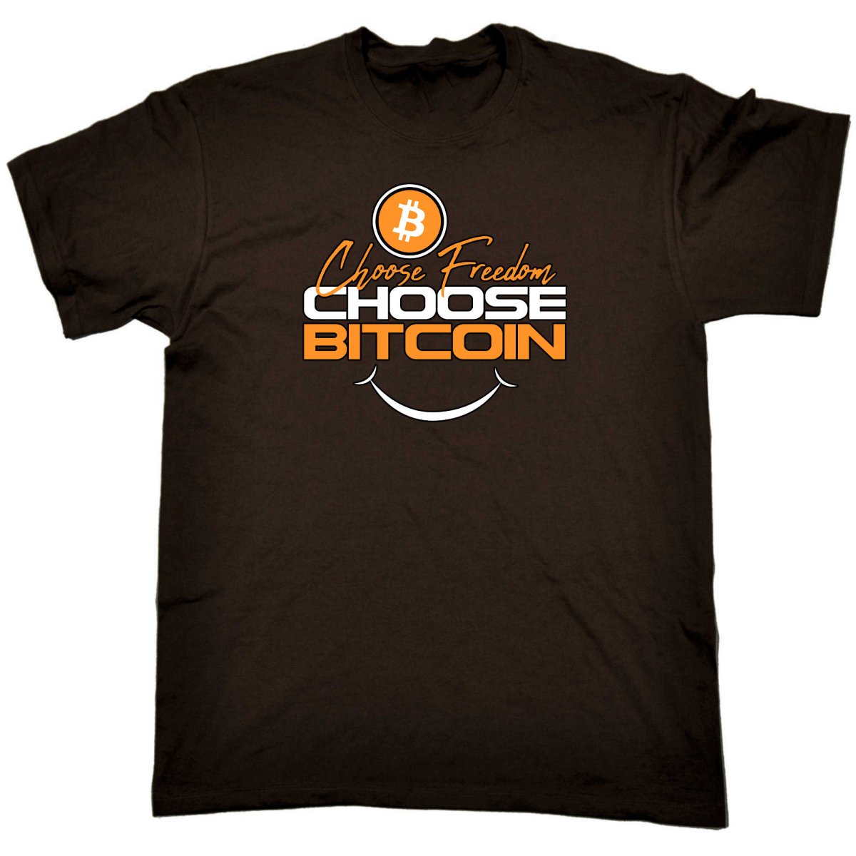 Choose Freedom Choose Bitcoin - Mens Funny T-Shirt Tshirts - 123t Australia | Funny T-Shirts Mugs Novelty Gifts