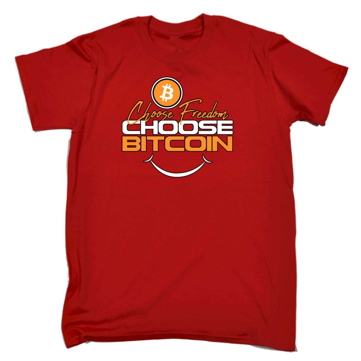 Choose Freedom Choose Bitcoin - Mens Funny T-Shirt Tshirts - 123t Australia | Funny T-Shirts Mugs Novelty Gifts