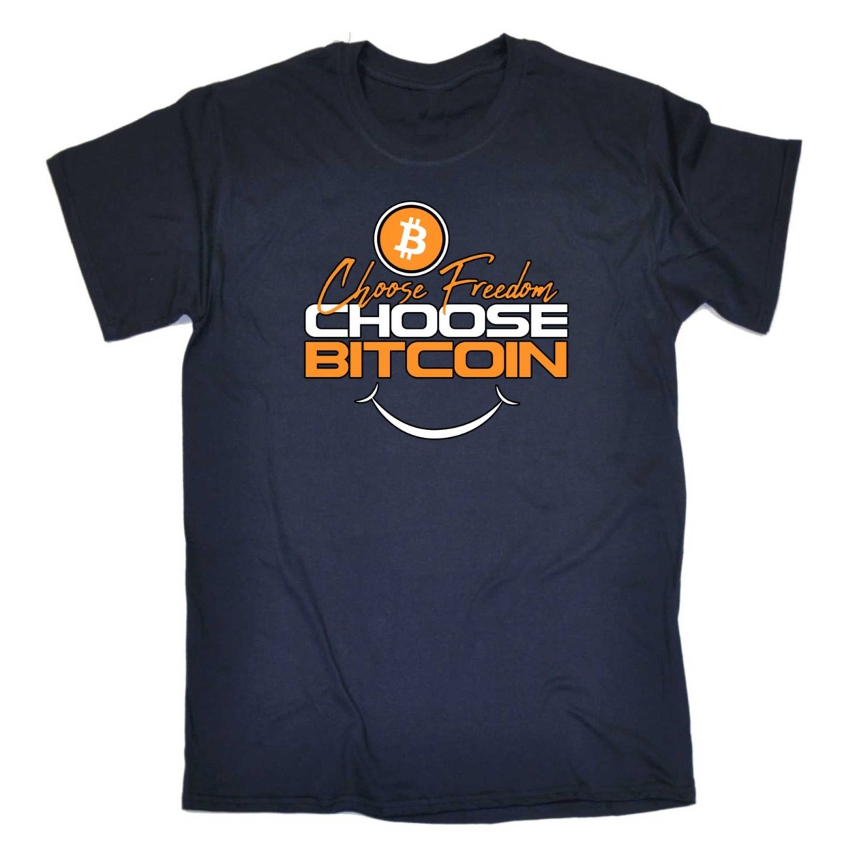 Choose Freedom Choose Bitcoin - Mens Funny T-Shirt Tshirts - 123t Australia | Funny T-Shirts Mugs Novelty Gifts