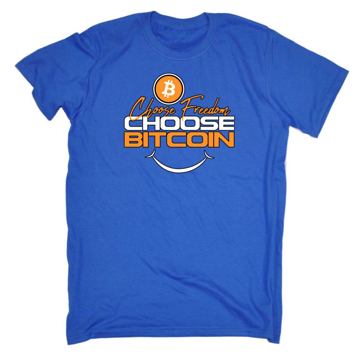 Choose Freedom Choose Bitcoin - Mens Funny T-Shirt Tshirts - 123t Australia | Funny T-Shirts Mugs Novelty Gifts