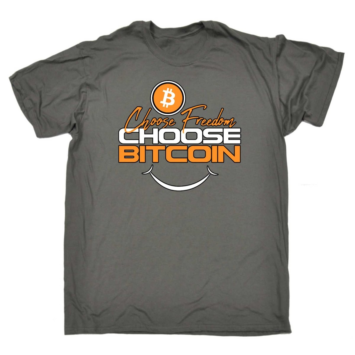 Choose Freedom Choose Bitcoin - Mens Funny T-Shirt Tshirts - 123t Australia | Funny T-Shirts Mugs Novelty Gifts