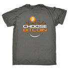 Choose Freedom Choose Bitcoin - Mens Funny T-Shirt Tshirts - 123t Australia | Funny T-Shirts Mugs Novelty Gifts