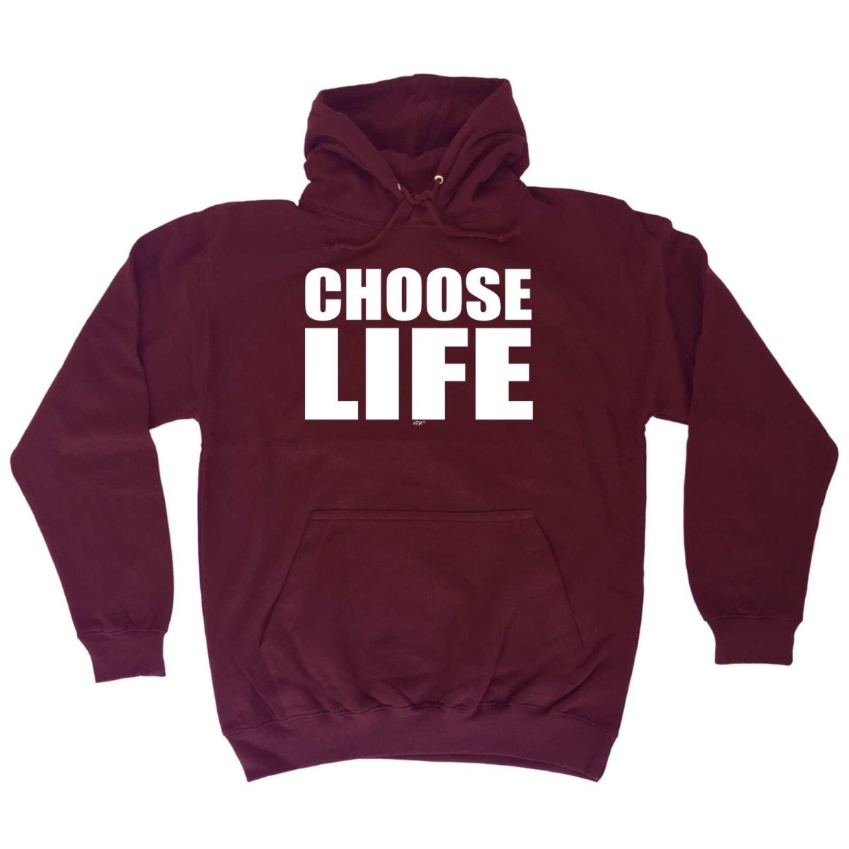 Choose Life White - Funny Novelty Hoodies Hoodie - 123t Australia | Funny T-Shirts Mugs Novelty Gifts