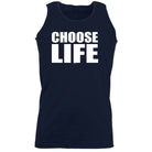 Choose Life White - Funny Novelty Vest Singlet Unisex Tank Top - 123t Australia | Funny T-Shirts Mugs Novelty Gifts