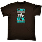 Choose To Be A Gamer Nothing Epic Happen In Real Life - Mens Funny T-Shirt Tshirts Tee Shirt - 123t Australia | Funny T-Shirts Mugs Novelty Gifts