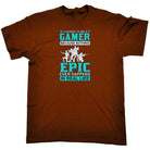Choose To Be A Gamer Nothing Epic Happen In Real Life - Mens Funny T-Shirt Tshirts Tee Shirt - 123t Australia | Funny T-Shirts Mugs Novelty Gifts