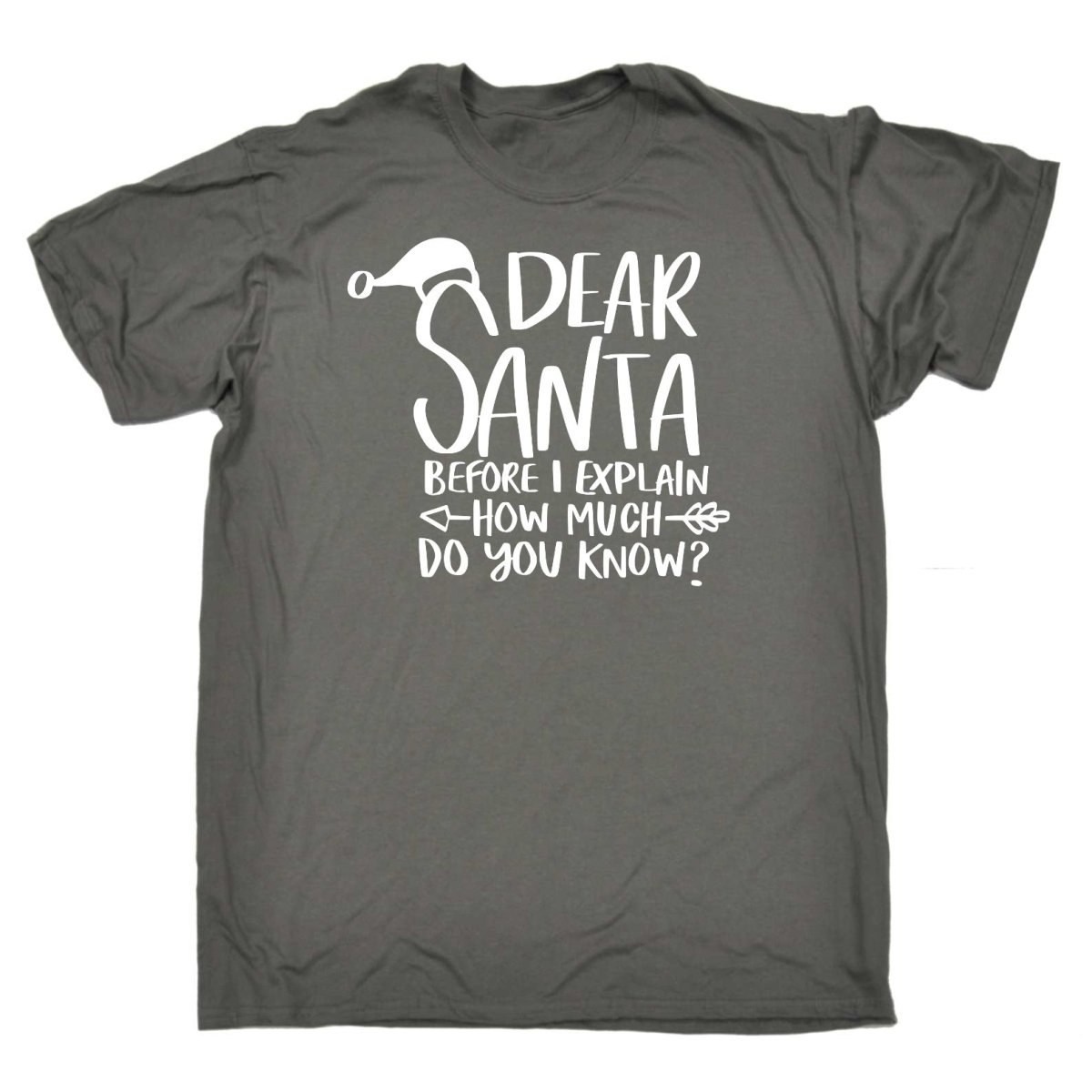 Chrismas Dearsanta Before I Explain - Mens Funny T-Shirt Tshirts - 123t Australia | Funny T-Shirts Mugs Novelty Gifts