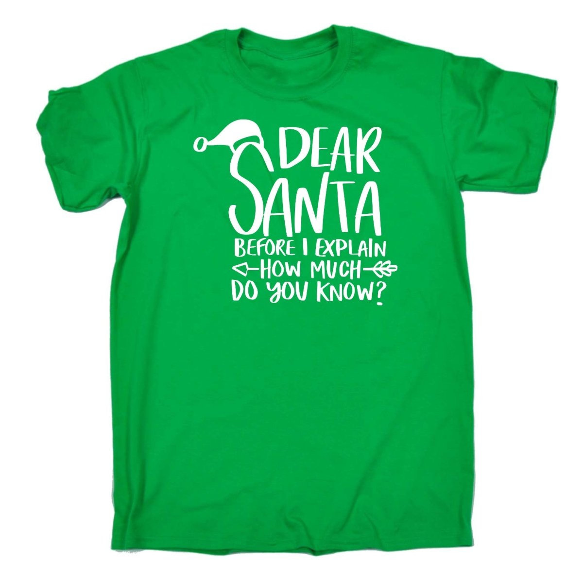 Chrismas Dearsanta Before I Explain - Mens Funny T-Shirt Tshirts - 123t Australia | Funny T-Shirts Mugs Novelty Gifts