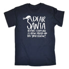 Chrismas Dearsanta Before I Explain - Mens Funny T-Shirt Tshirts - 123t Australia | Funny T-Shirts Mugs Novelty Gifts