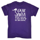 Chrismas Dearsanta Before I Explain - Mens Funny T-Shirt Tshirts - 123t Australia | Funny T-Shirts Mugs Novelty Gifts