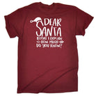 Chrismas Dearsanta Before I Explain - Mens Funny T-Shirt Tshirts - 123t Australia | Funny T-Shirts Mugs Novelty Gifts