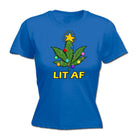 Chrismas Lit Af - Funny Womens T-Shirt Tshirt - 123t Australia | Funny T-Shirts Mugs Novelty Gifts