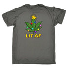Chrismas Lit Af - Mens Funny T-Shirt Tshirts - 123t Australia | Funny T-Shirts Mugs Novelty Gifts