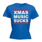 Chrismas Music Sucks - Funny Womens T-Shirt Tshirt - 123t Australia | Funny T-Shirts Mugs Novelty Gifts