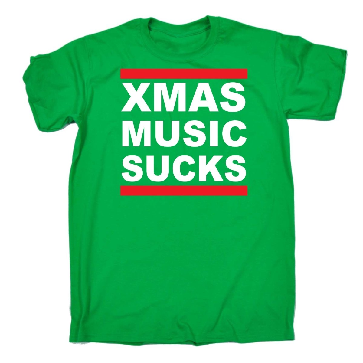 Chrismas Music Sucks - Mens Funny T-Shirt Tshirts - 123t Australia | Funny T-Shirts Mugs Novelty Gifts