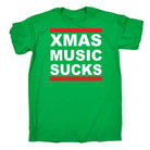 Chrismas Music Sucks - Mens Funny T-Shirt Tshirts - 123t Australia | Funny T-Shirts Mugs Novelty Gifts