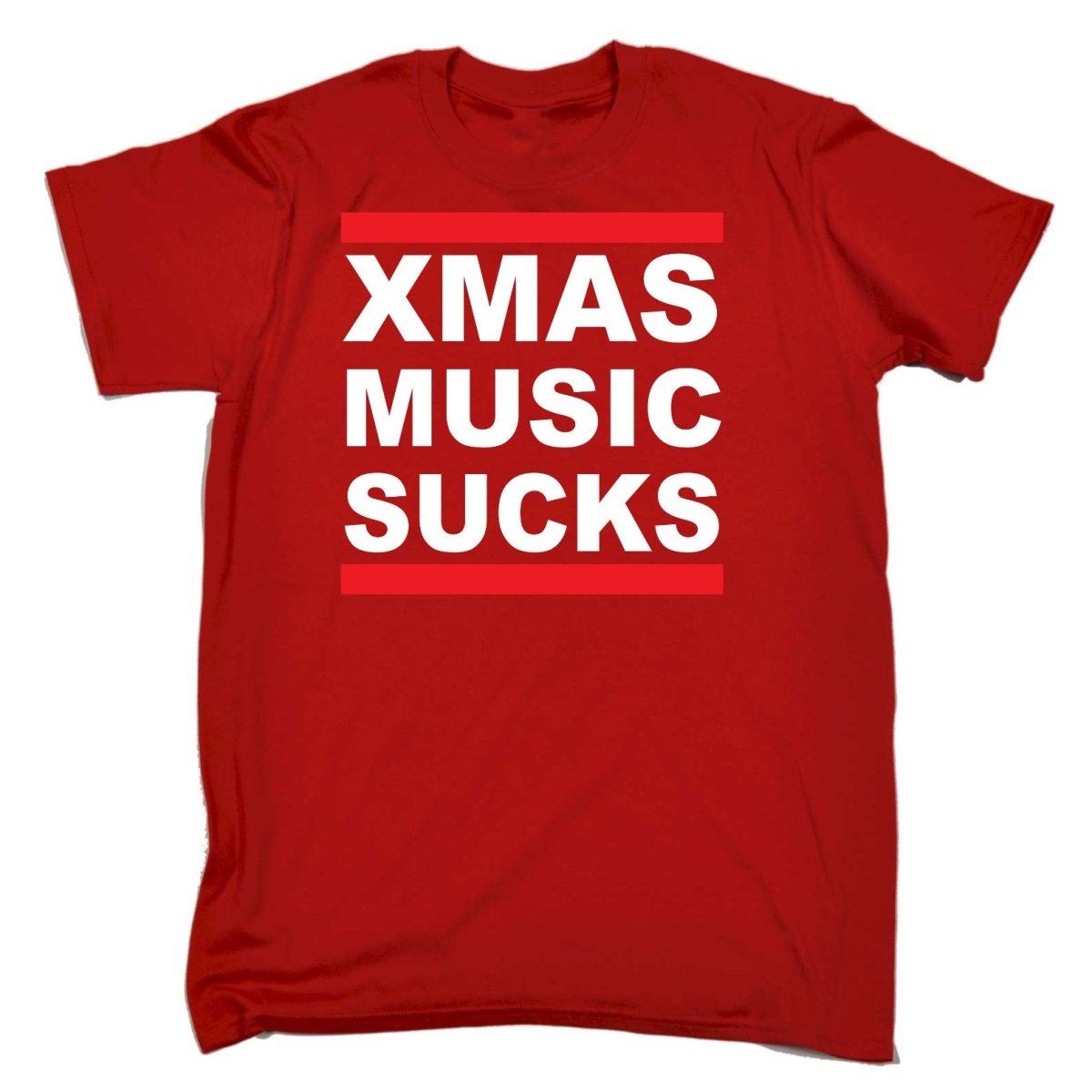 Chrismas Music Sucks - Mens Funny T-Shirt Tshirts - 123t Australia | Funny T-Shirts Mugs Novelty Gifts