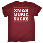 Chrismas Music Sucks - Mens Funny T-Shirt Tshirts - 123t Australia | Funny T-Shirts Mugs Novelty Gifts