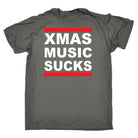 Chrismas Music Sucks - Mens Funny T-Shirt Tshirts - 123t Australia | Funny T-Shirts Mugs Novelty Gifts