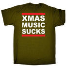 Chrismas Music Sucks - Mens Funny T-Shirt Tshirts - 123t Australia | Funny T-Shirts Mugs Novelty Gifts