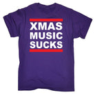 Chrismas Music Sucks - Mens Funny T-Shirt Tshirts - 123t Australia | Funny T-Shirts Mugs Novelty Gifts