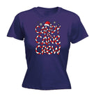 Christmas Candy Cane - Funny Womens T-Shirt Tshirt - 123t Australia | Funny T-Shirts Mugs Novelty Gifts