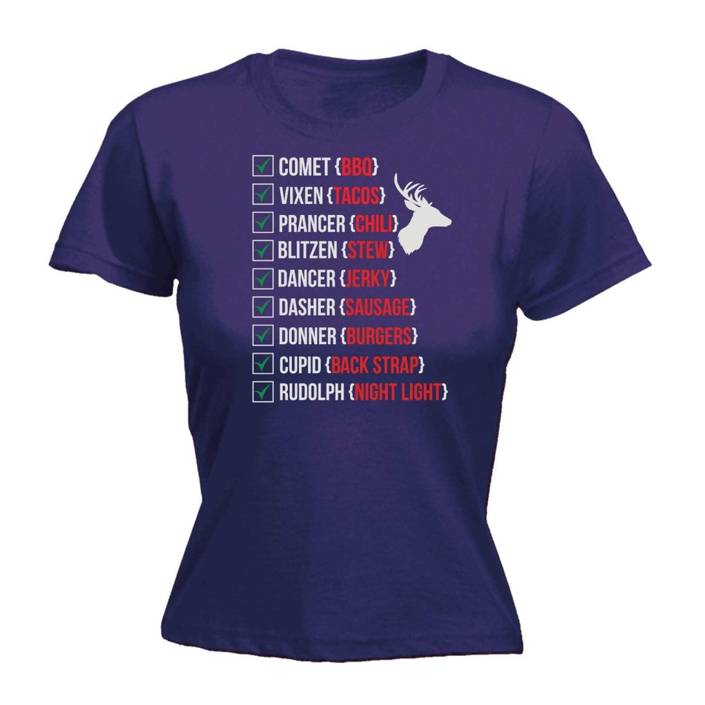 Christmas Deer Hunting Animal - Funny Womens T-Shirt Tshirt - 123t Australia | Funny T-Shirts Mugs Novelty Gifts