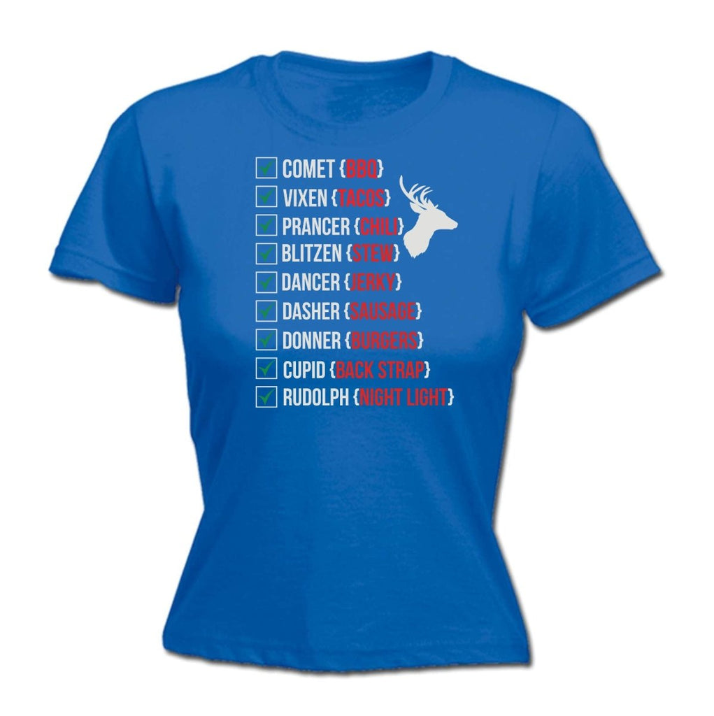 Christmas Deer Hunting Animal - Funny Womens T-Shirt Tshirt - 123t Australia | Funny T-Shirts Mugs Novelty Gifts