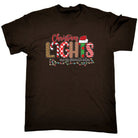 Christmas Lights Are My Favourite Color - Mens Funny T-Shirt Tshirts - 123t Australia | Funny T-Shirts Mugs Novelty Gifts