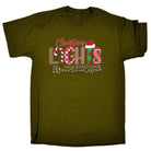 Christmas Lights Are My Favourite Color - Mens Funny T-Shirt Tshirts - 123t Australia | Funny T-Shirts Mugs Novelty Gifts