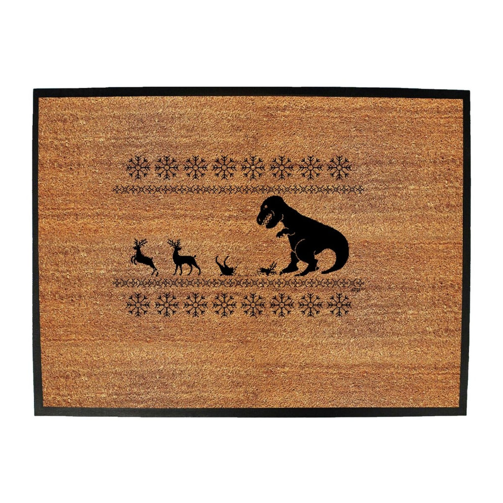 Christmas Lunch For Trex Jumper - Funny Novelty Doormat Man Cave Floor mat - 123t Australia | Funny T-Shirts Mugs Novelty Gifts