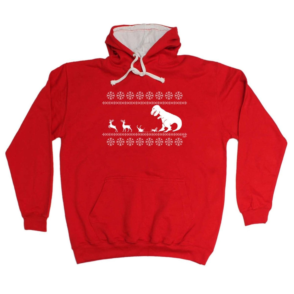 Christmas Lunch For Trex Jumper - Funny Novelty Hoodies Hoodie - 123t Australia | Funny T-Shirts Mugs Novelty Gifts