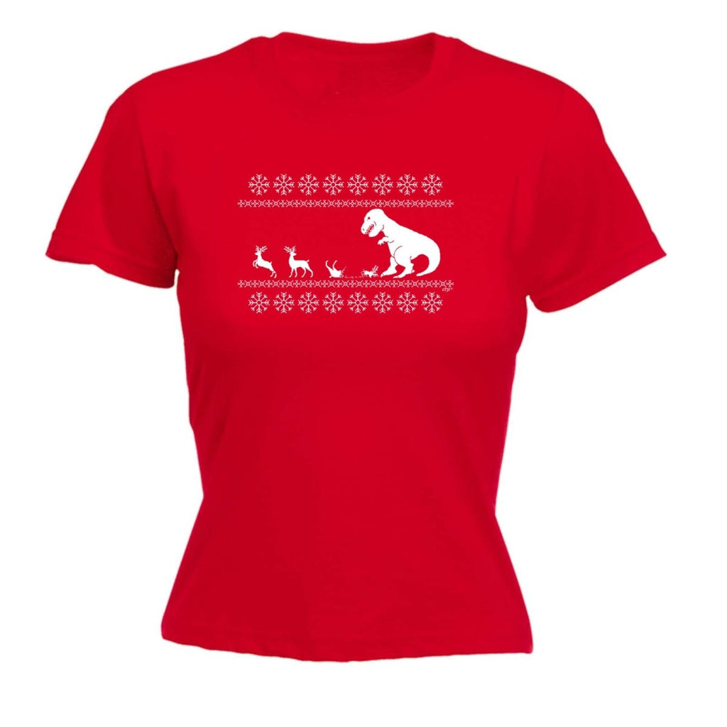 Christmas Lunch For Trex Jumper - Funny Novelty Womens T-Shirt T Shirt Tshirt - 123t Australia | Funny T-Shirts Mugs Novelty Gifts