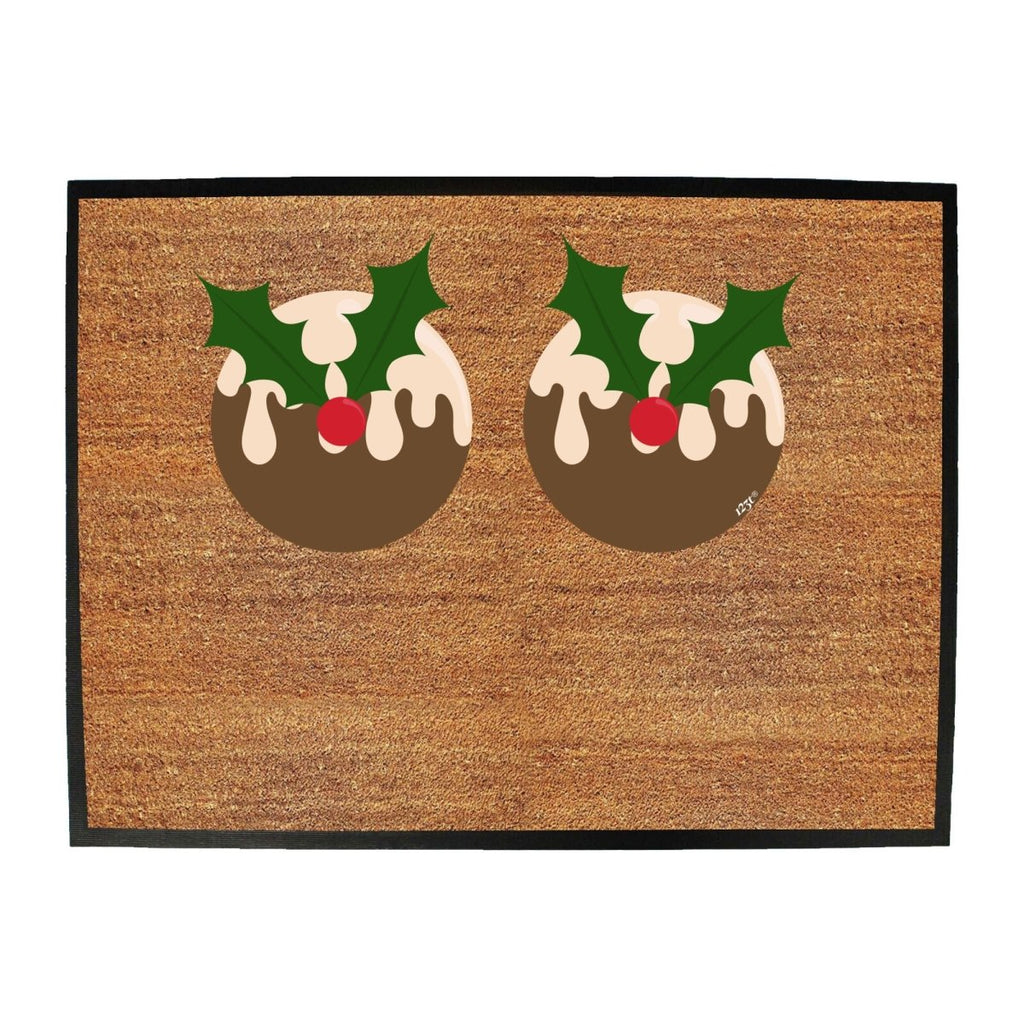 Christmas Pudding B Bie - Funny Novelty Doormat Man Cave Floor mat - 123t Australia | Funny T-Shirts Mugs Novelty Gifts