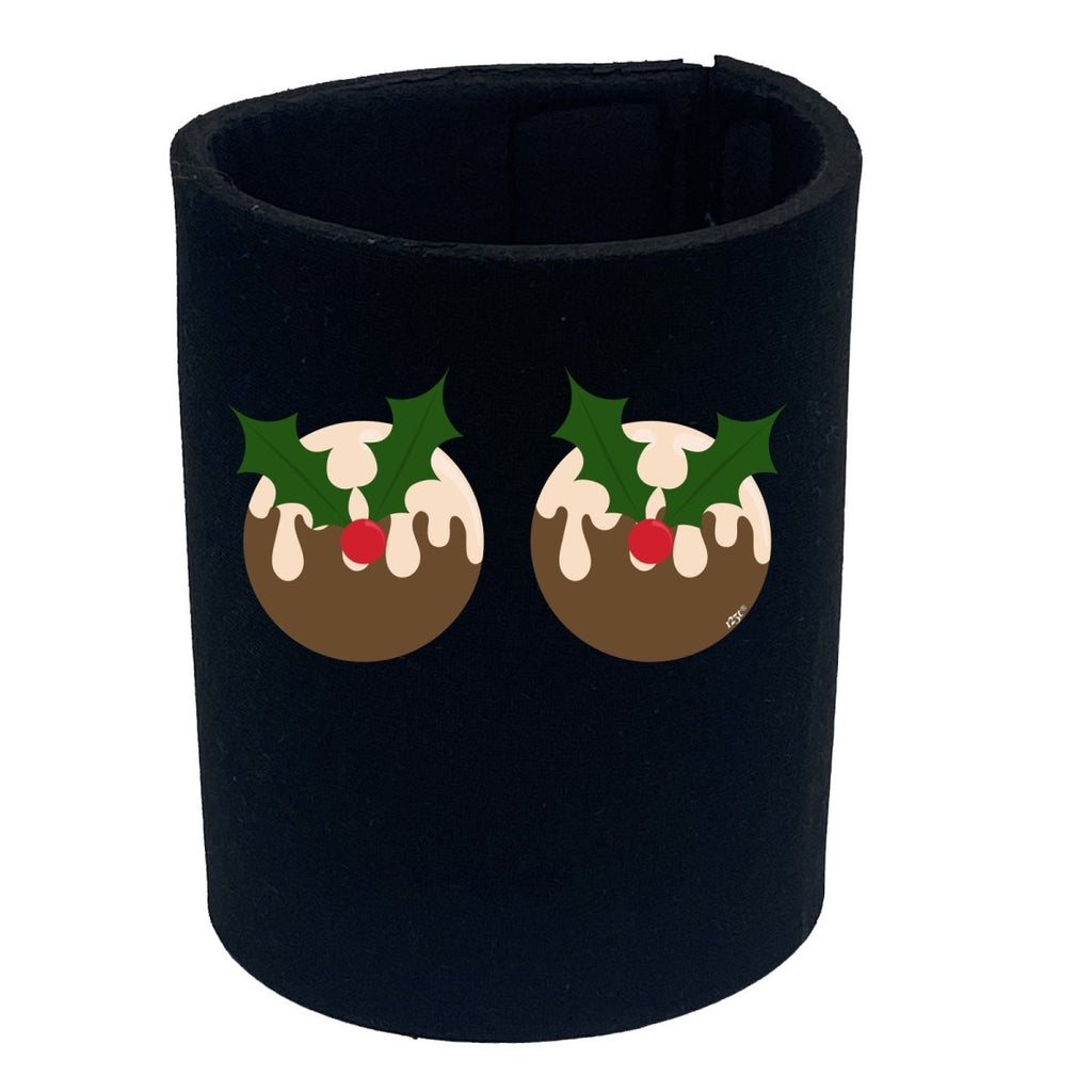 Christmas Pudding B Bie - Funny Novelty Stubby Holder - 123t Australia | Funny T-Shirts Mugs Novelty Gifts