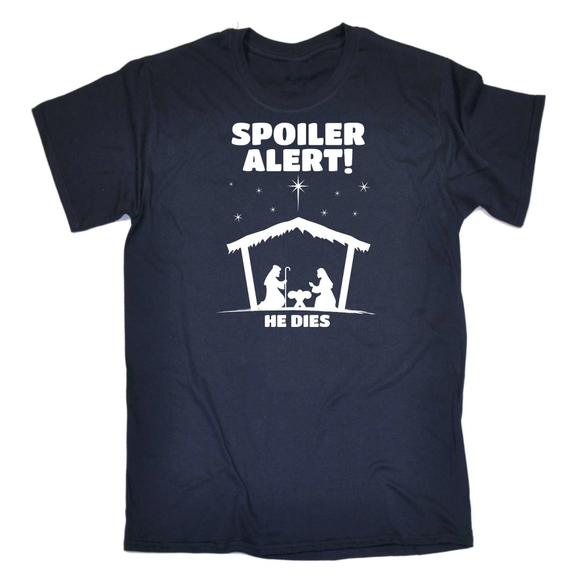 Christmas Spoiler Alert He Dies - Mens Funny T-Shirt Tshirts - 123t Australia | Funny T-Shirts Mugs Novelty Gifts