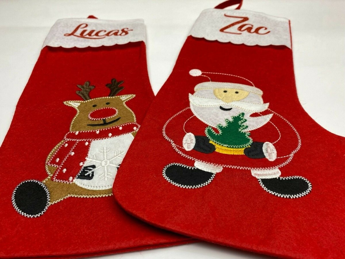 Christmas Stocking Personalised Xmas Stocking Gifts Bag Ornament Gifts Stockings - 123t Australia | Funny T-Shirts Mugs Novelty Gifts