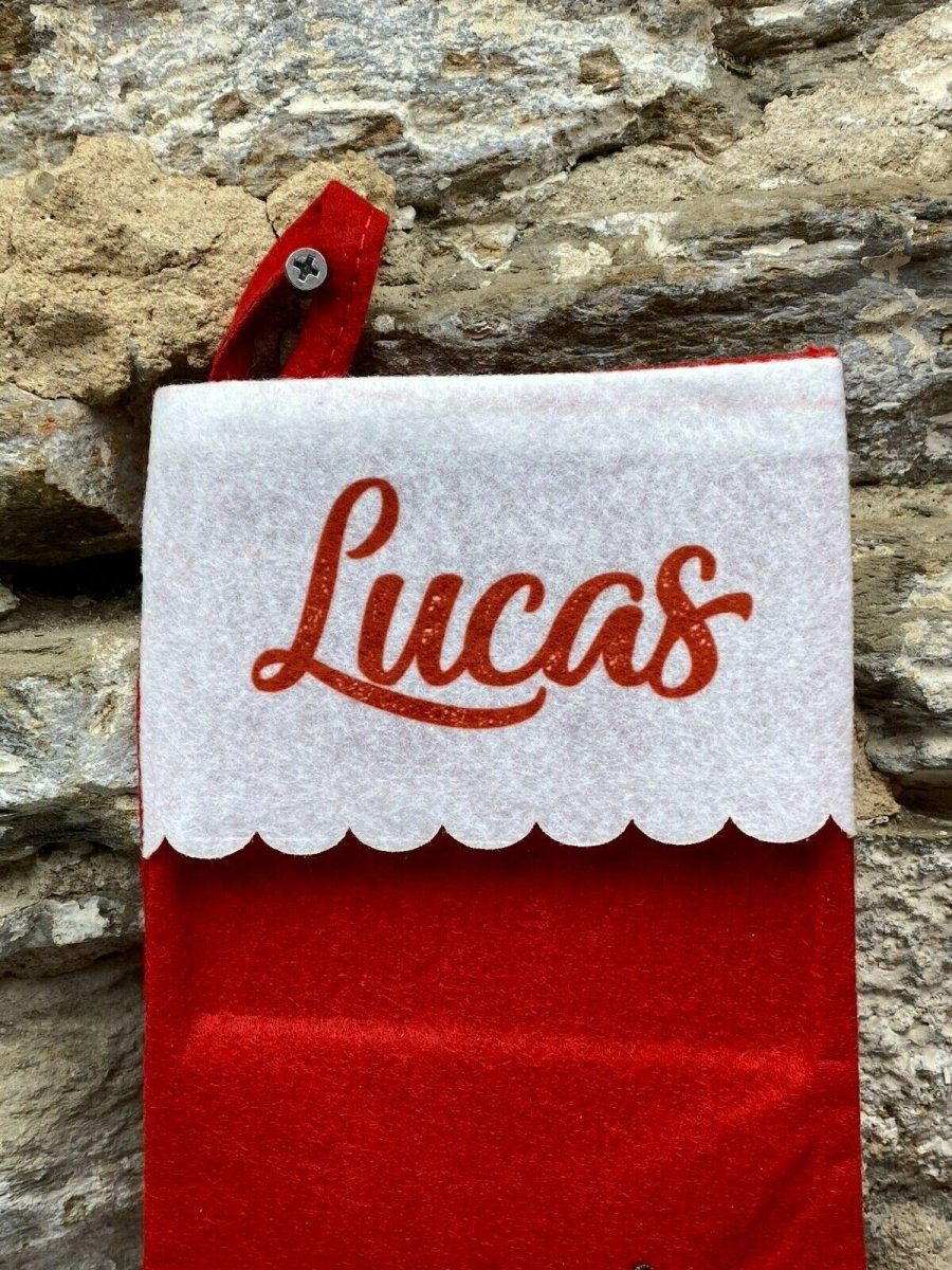 Christmas Stocking Personalised Xmas Stocking Gifts Bag Ornament Gifts Stockings - 123t Australia | Funny T-Shirts Mugs Novelty Gifts