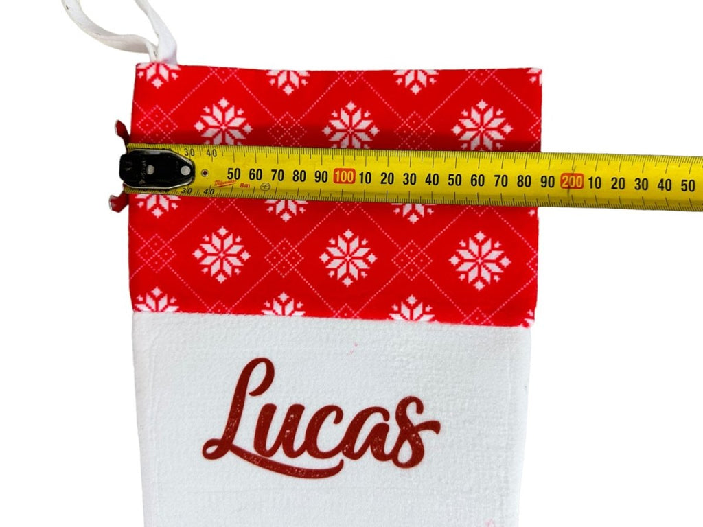 Christmas Stocking Personalised Xmas Text Image Tree Gifts Bag Gifts Stockings - 123t Australia | Funny T-Shirts Mugs Novelty Gifts