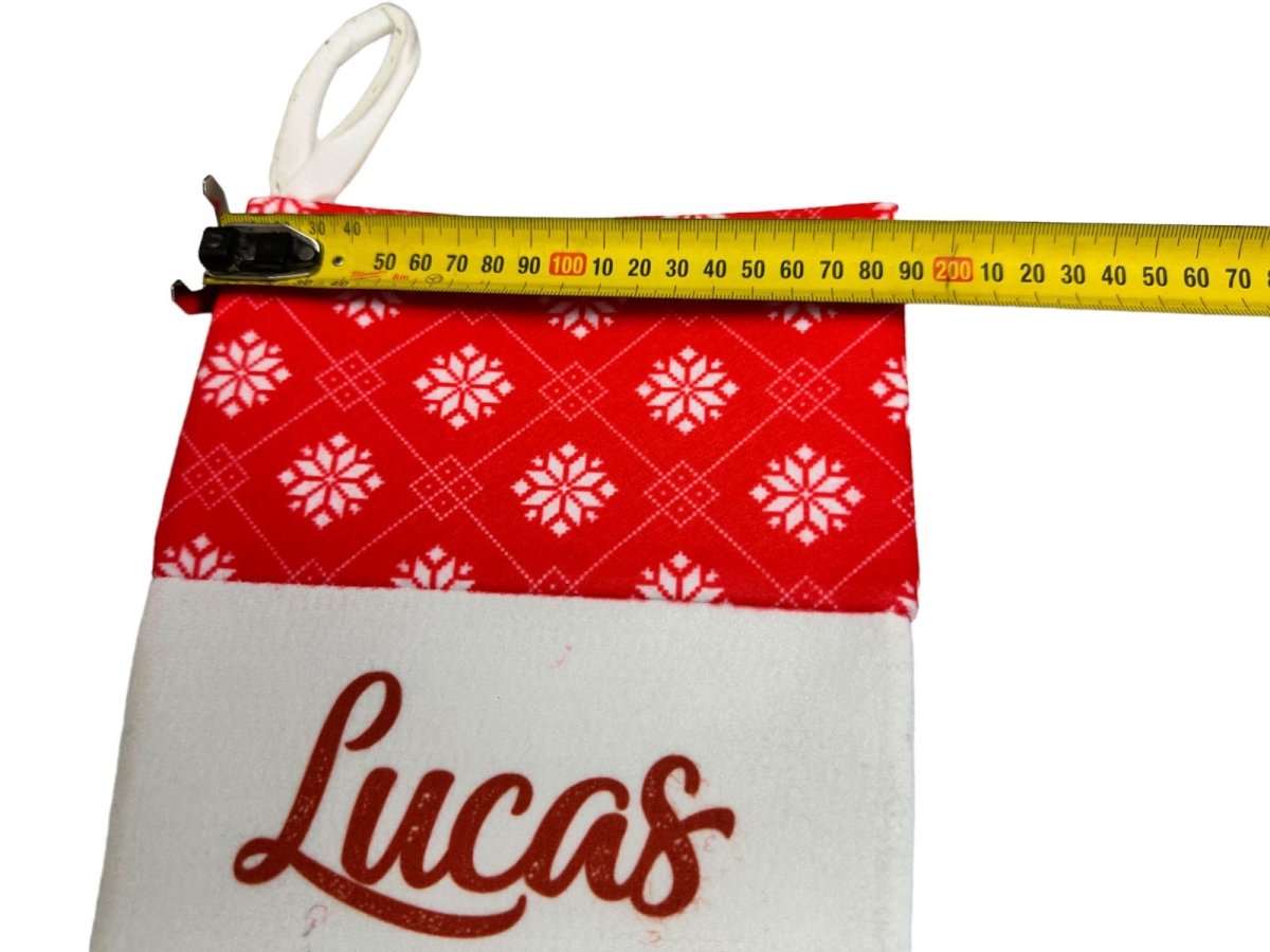 Christmas Stocking Personalised Xmas Text Image Tree Gifts Bag Gifts Stockings - 123t Australia | Funny T-Shirts Mugs Novelty Gifts