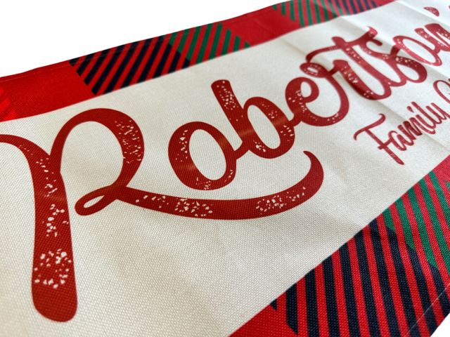 Christmas Table Runner Family Personalised Tablecloth Christmas Xmas Decorations - 123t Australia | Funny T-Shirts Mugs Novelty Gifts