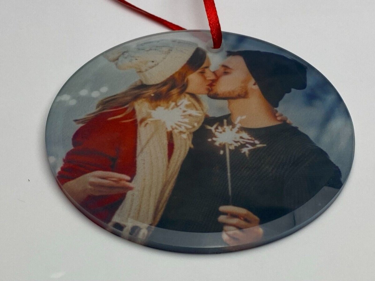 Christmas Tree Decorations Personalised Photo Xmas Ornaments Hanging Decoration - 123t Australia | Funny T-Shirts Mugs Novelty Gifts