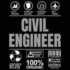 Civil Engineer Sarcastic Humour - Mens Funny T-Shirt Tshirts - 123t Australia | Funny T-Shirts Mugs Novelty Gifts
