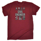 Civil Engineer Sarcastic Humour - Mens Funny T-Shirt Tshirts - 123t Australia | Funny T-Shirts Mugs Novelty Gifts