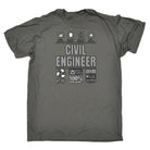 Civil Engineer Sarcastic Humour - Mens Funny T-Shirt Tshirts - 123t Australia | Funny T-Shirts Mugs Novelty Gifts