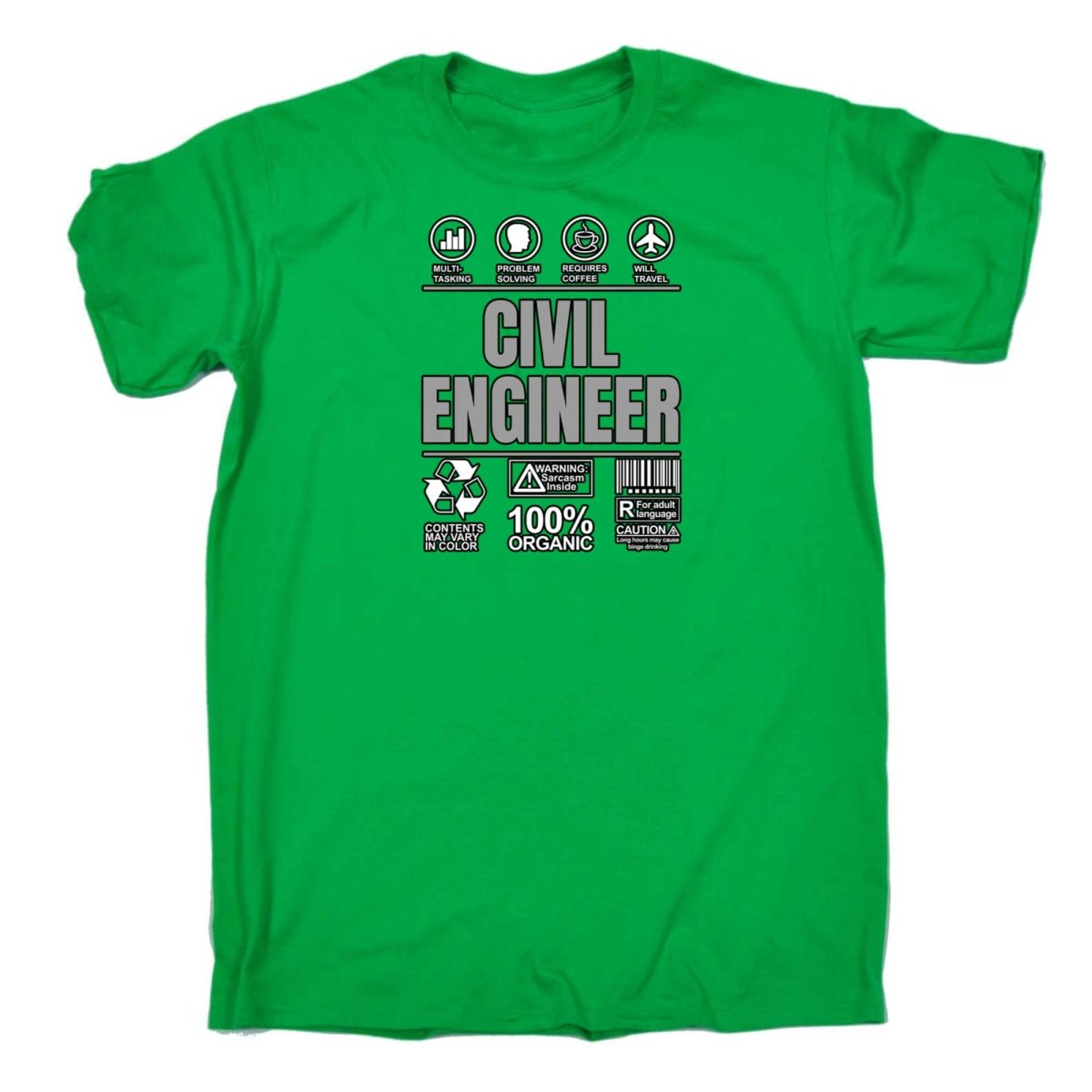 Civil Engineer Sarcastic Humour - Mens Funny T-Shirt Tshirts - 123t Australia | Funny T-Shirts Mugs Novelty Gifts
