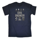 Civil Engineer Sarcastic Humour - Mens Funny T-Shirt Tshirts - 123t Australia | Funny T-Shirts Mugs Novelty Gifts