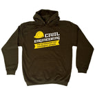 Civil Engineering - Funny Novelty Hoodies Hoodie - 123t Australia | Funny T-Shirts Mugs Novelty Gifts